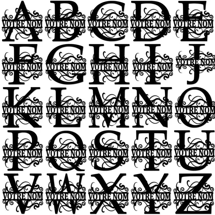 MONOGRAMME / INITIALE - NOM