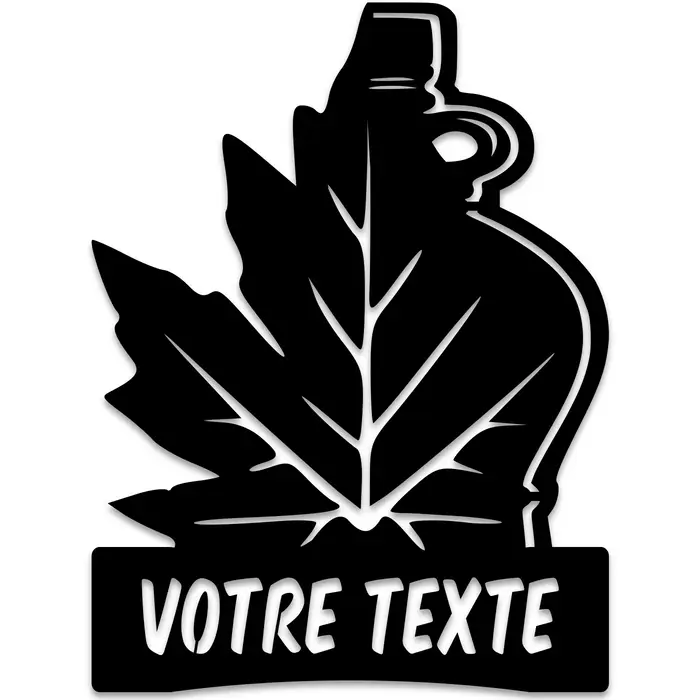 SIGN / MAPLE LEAF - BOTTLE
