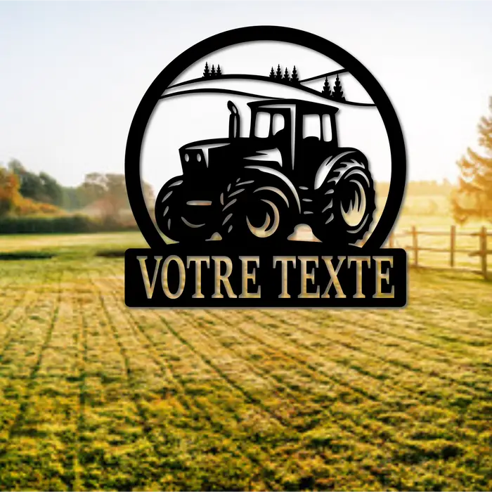 SIGN / TRACTOR