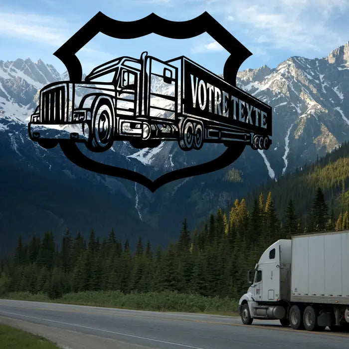 SIGN / TRAILER TRUCK