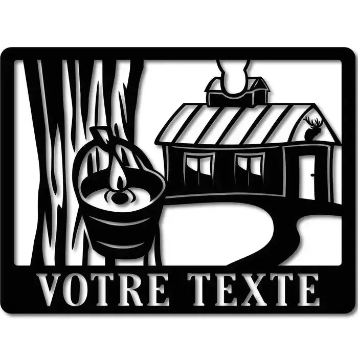 ENSEIGNE / CABANE À SUCRE 2 caronmetalsignature.com