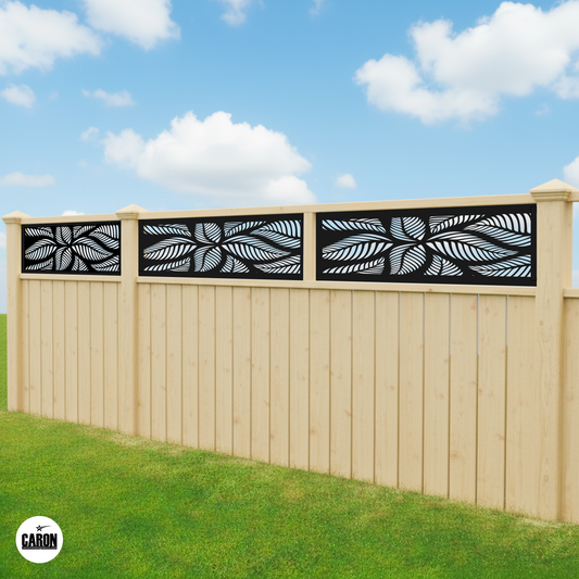 Panneau Clôture Feuille B caronmetalsignature.com