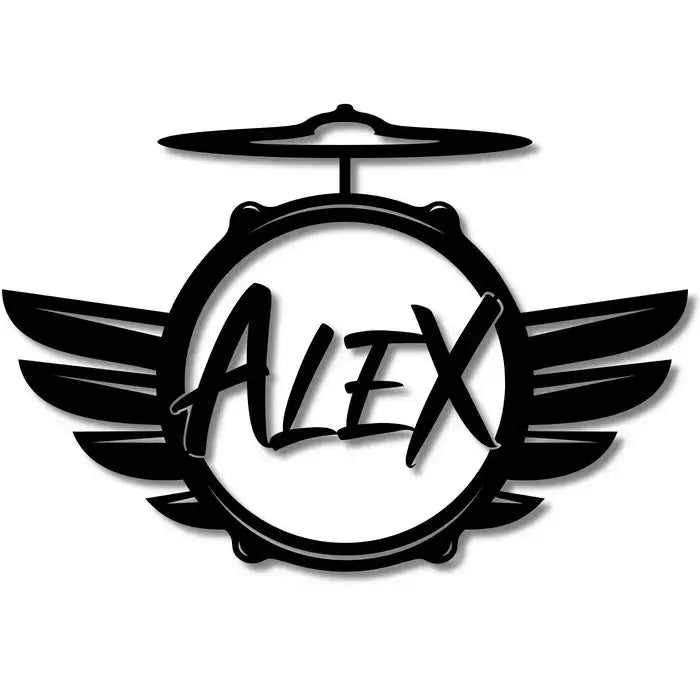 Drummer Sign SIGN / DRUMMER – caronmetalsignature.com
