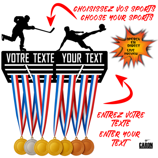 Support à Médailles Multiple