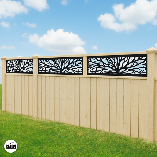 Panneau Clôture Arbre A caronmetalsignature.com