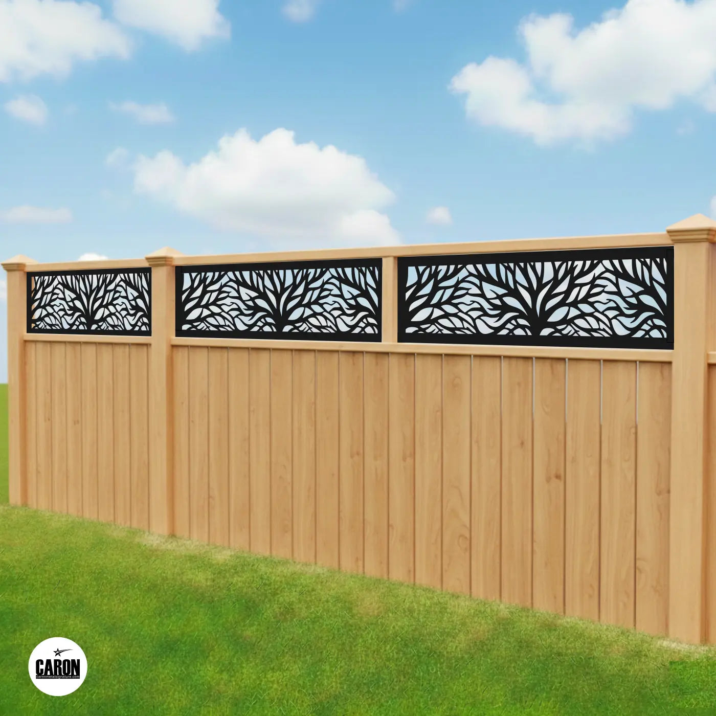 Panneau Clôture Arbre B caronmetalsignature.com